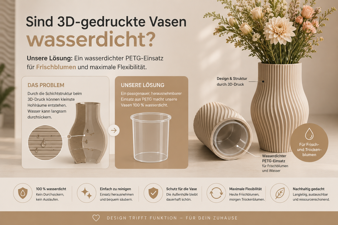 Sind 3D-gedruckte Vasen wasserdicht? So lösen wir dieses Problem dauerhaft