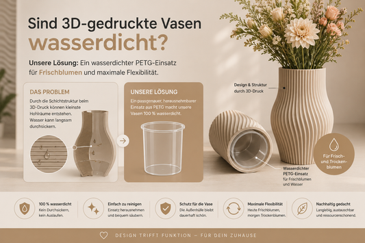 Sind 3D-gedruckte Vasen wasserdicht? So lösen wir dieses Problem dauerhaft