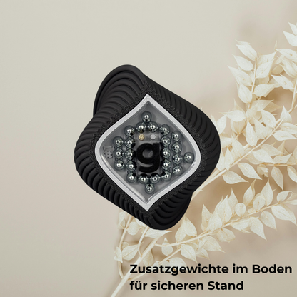 Skulpturale Designvase mit NFC & stabilem Stand
