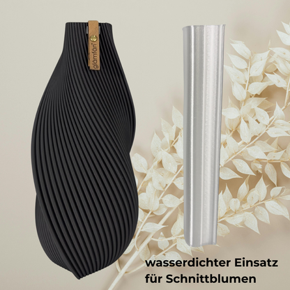 Skulpturale Designvase mit NFC & stabilem Stand
