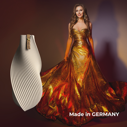 Skulpturale Designvase mit NFC & stabilem Stand