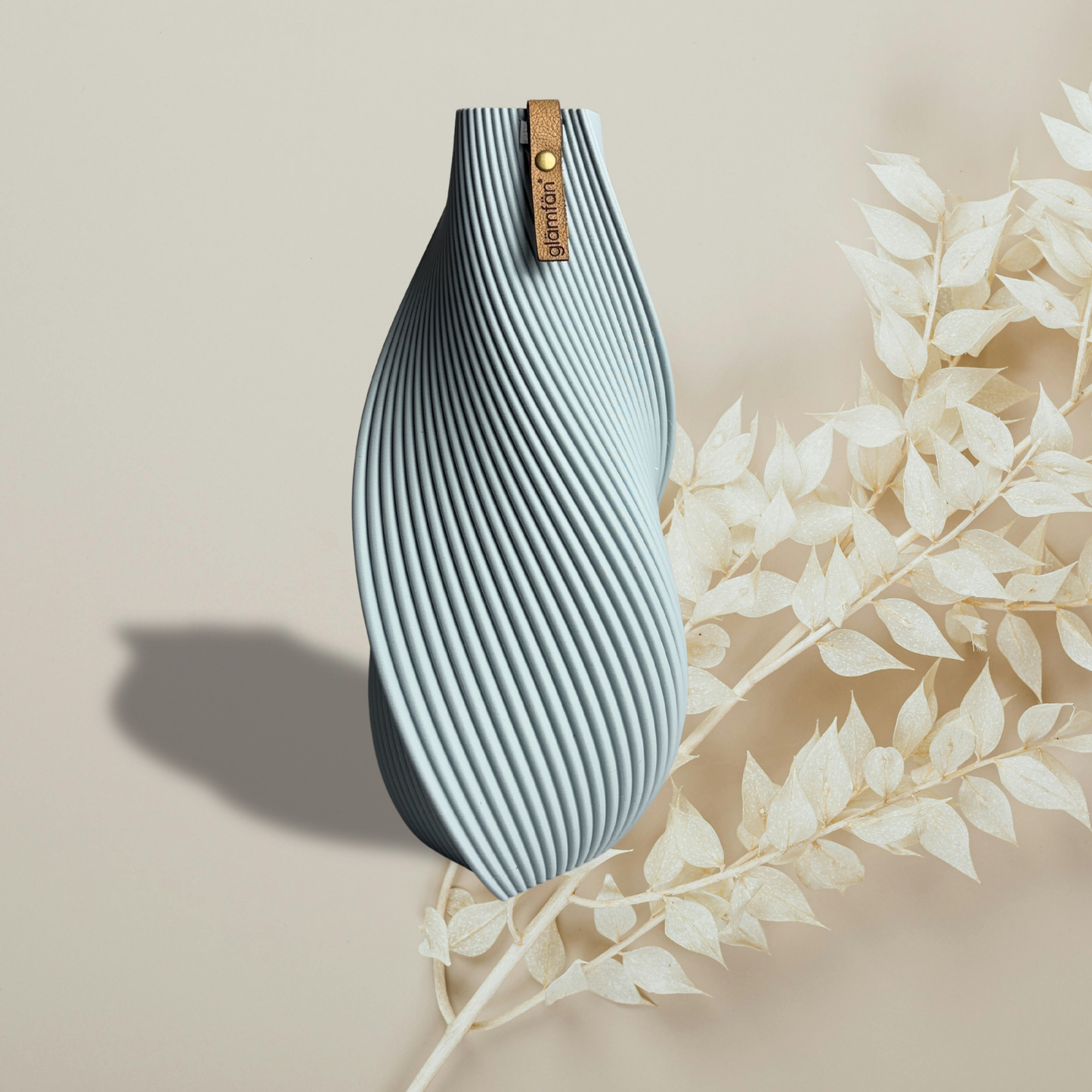 Skulpturale Designvase mit NFC & stabilem Stand