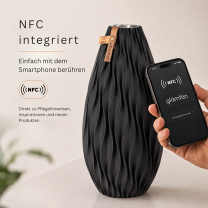 #3 Ondina – Organische Designvase mit NFC & stabilem Stand