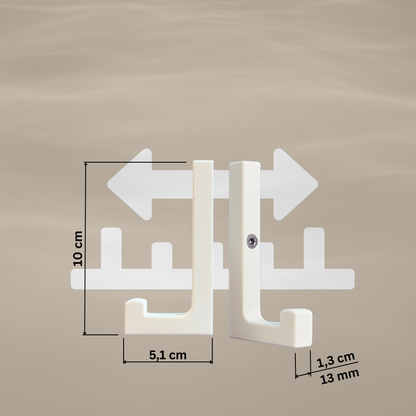 glämfän® Essential Haken kurz Weiß