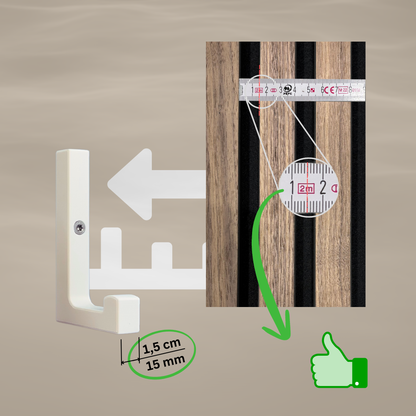 glämfän® Essential Haken kurz Weiß