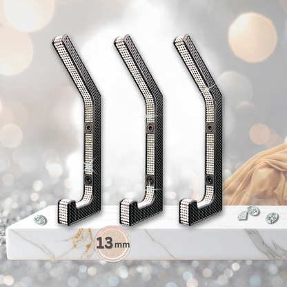 glämfän® Glamour Haken Schwarz / Silber