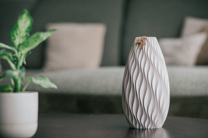 #3 Ondina – Organische Designvase mit NFC & stabilem Stand