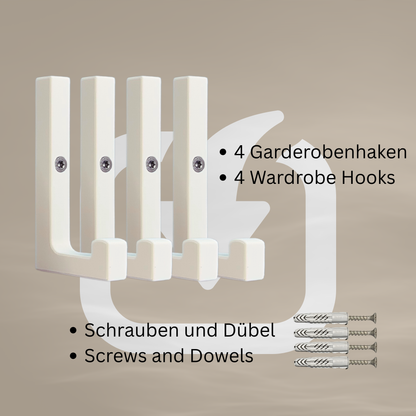 glämfän® Essential Haken kurz Weiß