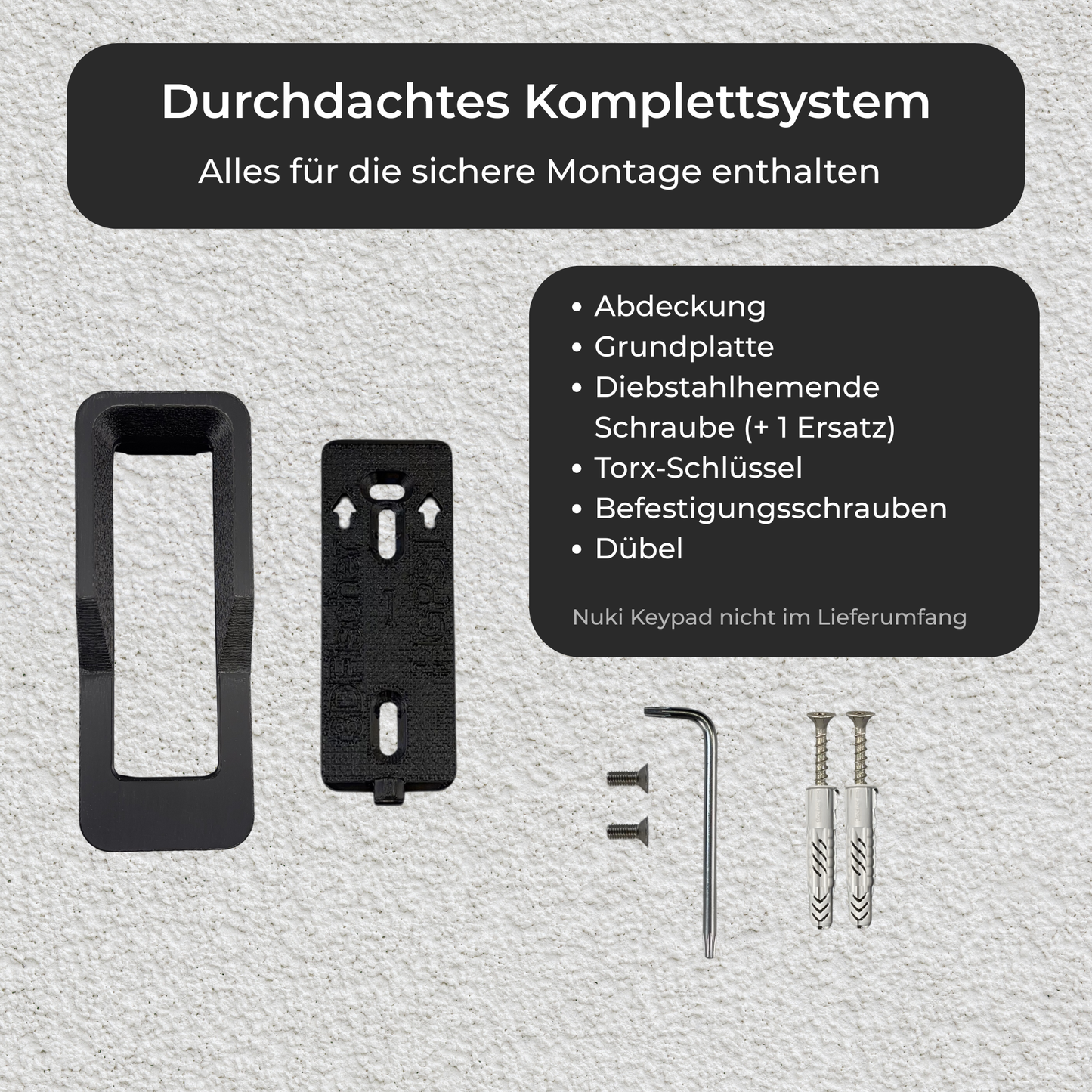 Wandhalterung für Nuki Keypad 1
