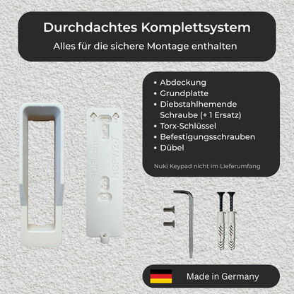 Wandhalterung weiß, für Nuki Keypad 2 und NFC
