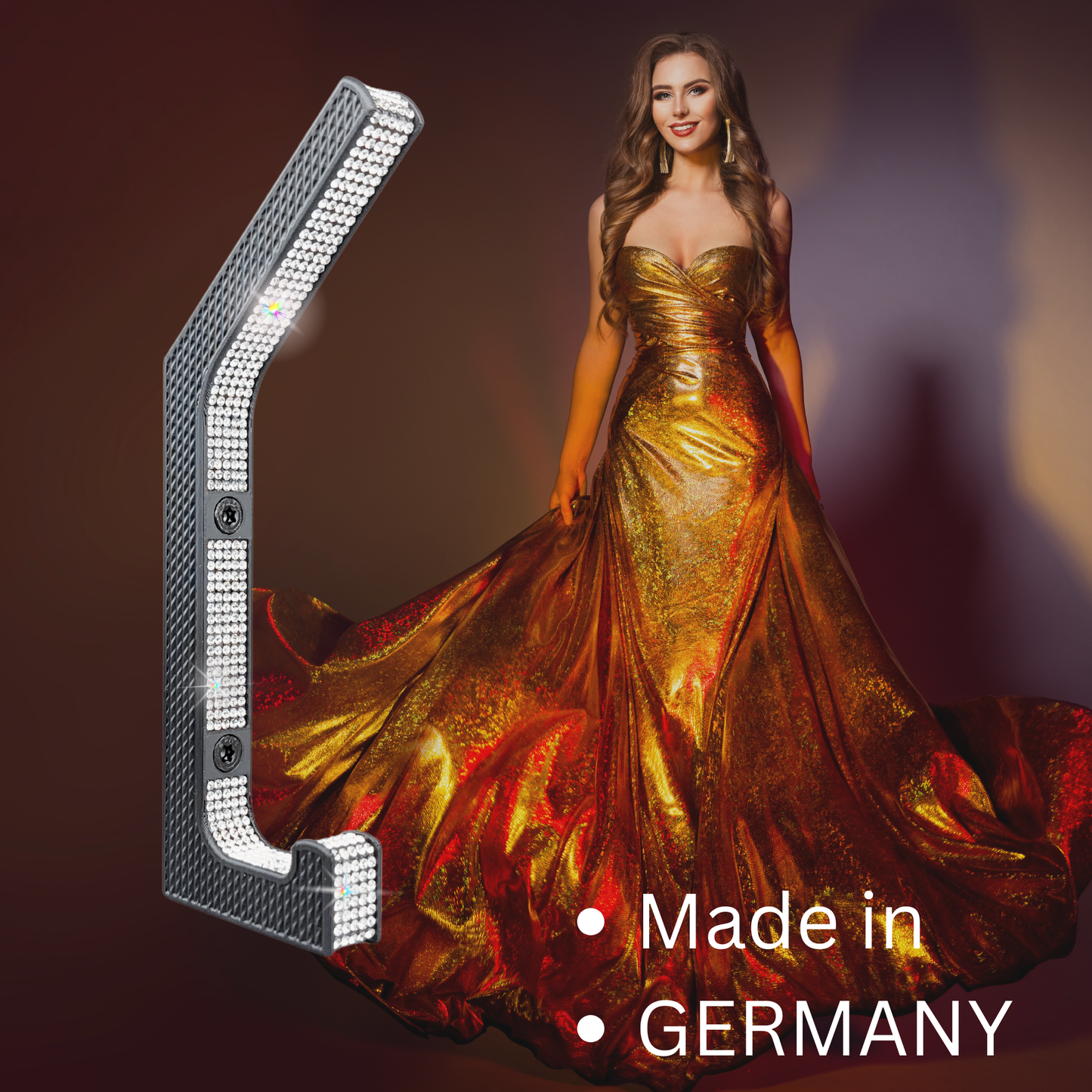 glämfän® Glamour Haken Schwarz / Silber