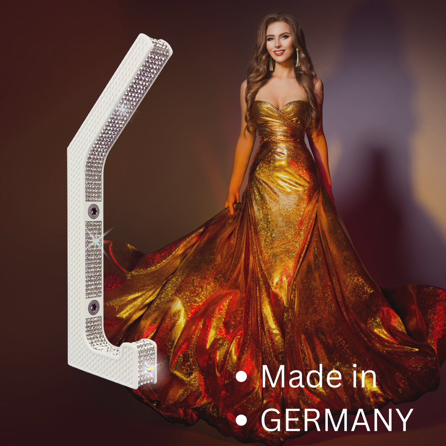glämfän® Glamour Haken Weiß / Silber