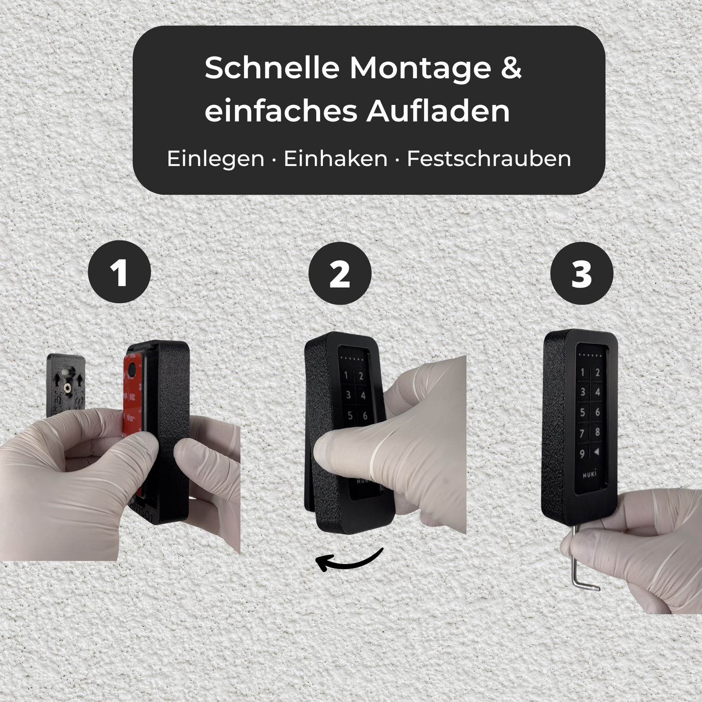 Wandhalterung für Nuki Keypad 1