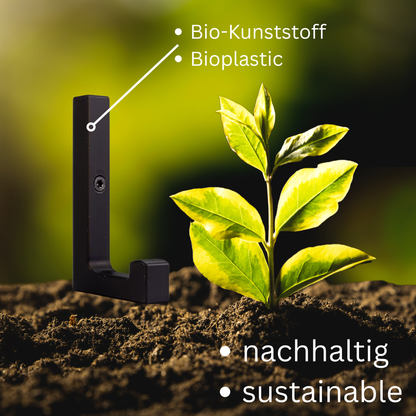 glämfän® Essential Haken kurz Schwarz