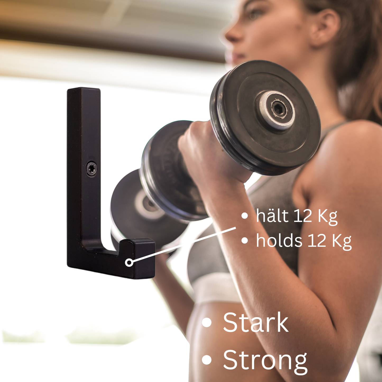 glämfän® Essential Haken kurz Schwarz