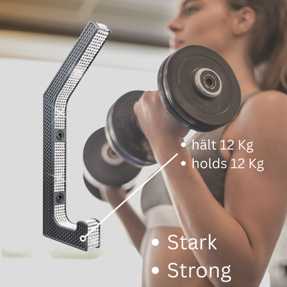 glämfän® Glamour Haken Schwarz / Silber