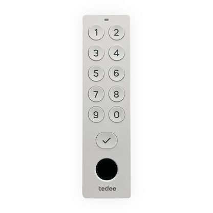 Tedee Keypad PRO – Schlüsselloser Zugang per PIN oder Fingerabdruck
