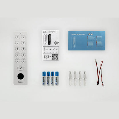 Tedee Keypad PRO – Schlüsselloser Zugang per PIN oder Fingerabdruck